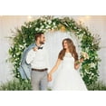 thumbnail image 4 of 7×5FT Wedding Backdrop Outdoors Flower Wedding Floral Arch Romantic Decor Photo Background for Baby Shower Birthday Party Decoration Wedding Ceremony Photography Backdrop, 4 of 6