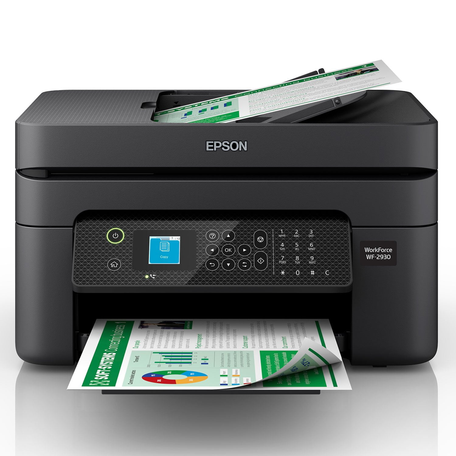 EPSON - なつ Epson WorkForce WF-2960 Wireless Color Inkjet Printer, All