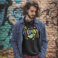 thumbnail image 4 of Playera de Hombre con Estampado Corazón Brillante en la oscuridad Retro Epoca de los 80´s Colores Fosforescentes | Diseños retro y vintage, 4 of 4