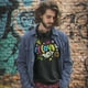 thumbnail image 4 of Playera de Hombre con Estampado Corazón Brillante en la oscuridad Retro Epoca de los 80´s Colores Fosforescentes | Diseños retro y vintage, 4 of 4