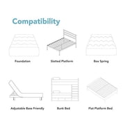 Cool Gel 12\ Queen Medium Tight Top Gel Memory Foam Mattress
