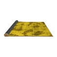 thumbnail image 2 of Ahgly Company Indoor Rectangle Abstract Yellow Modern Area Rugs, 6' x 9', 2 of 4