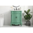 thumbnail image 4 of Elegant Lighting Vf10127 Danville 27" Free Standing Single Basin Vanity Set - Off White, 4 of 7
