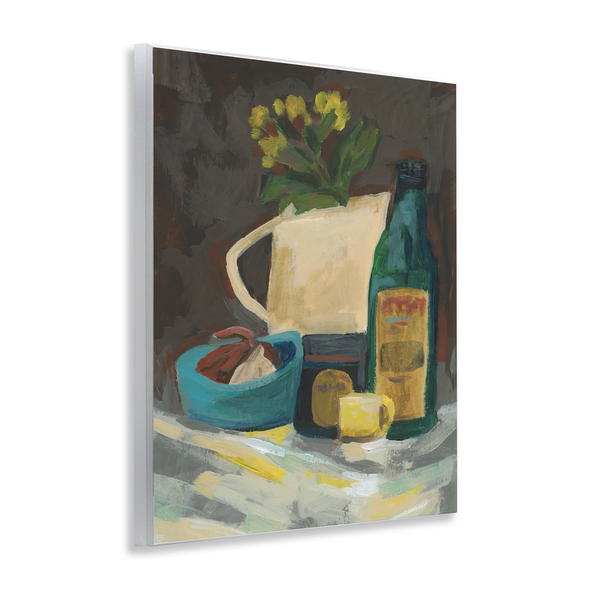Stupell Industries Impression of Still Life Plants & Flowers Painting Unframed Art Print Wall Art, 11 x 14