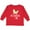 Red, variant on Inktastic My Chickens Love Me Boys or Girls Long Sleeve Toddler T-Shirt