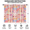 thumbnail image 2 of Blackout Kids Curtains,Pioneer Flower Childrens Insulated Curtains Set Of 2,Bedroom Essentials,Toddler Room Decor 52x84in(132x213cm), 2 of 4