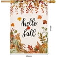 thumbnail image 6 of Fall Flags 28 X 40 Double Sided Hello Fall Pumpkin Decorative House Flags for Outside Outdoors Autumn Burlap Flags Welcome Large Flag Farmhouse Porch Lawn Decor, 6 of 6