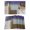 Purple, variant on Yellow Brown Placemats Set of 8, Abstract Blue White Vintage Oil Painting Placemats for Dining Table, Place Mats for Kitchen Tabletop, Waterproof Wipeable Dining Table Mats Set