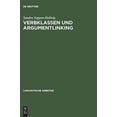 thumbnail image 1 of Verbklassen und Adhérence (Linguistique Arbeiten) (Édition Allemande), 1 of 4