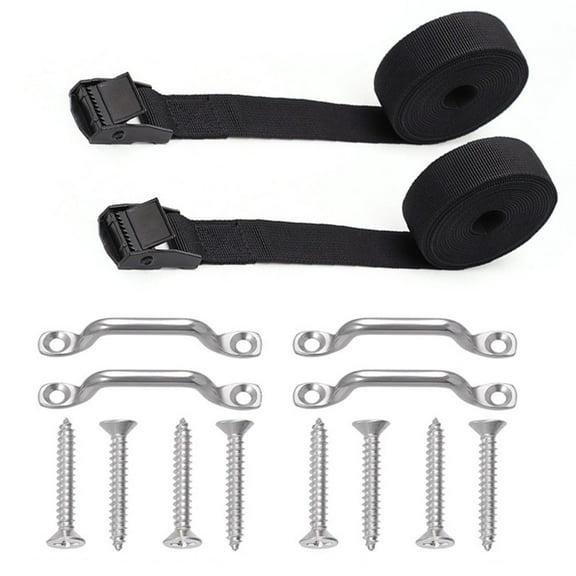 1.2 Meter Camping Cooler Tie Down Kit Heavy Duty Nylon Webbing Boat Luggage Belt