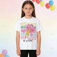 thumbnail image 2 of Coerni Girls Boys 100 Days of School Shirt Short Sleeve Toddler Kids Tops 100th Day of School Tee Shirts Casual Outfits, 2 of 6