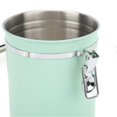 thumbnail image 2 of Mint Green Food Grade Stainless Steel Airtight Coffee Canister with Spoon and Date Disc for Tea and Nuts 1.8L, 2 of 4