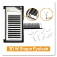 thumbnail image 1 of JB Jeyelabeau 3D 4D 5D W Pestañas postizas Curl natural Extensión de pestañas Ventiladores de volumen prefabricados Pestañas Pestañas postizas 6D W cilia Dengxun unisex, 1 of 2