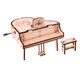 thumbnail image 1 of Cajas de música de madera de Puzzles 3D Piano Rompecabezas de Artesanía Juguete Educativo para, 1 of 9