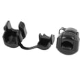 thumbnail image 2 of 20 PC plana del alambre del cable de liberación de esfuerzo Arbusto ojal 19 mm Largo Negro, 2 of 2