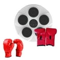 thumbnail image 4 of koolsoo Machine de Boxe Électronique Équipement d'Entraînement de Boxe pour Réaction de Concentration Sanda Blanc Gants pour Adultes, 4 of 9