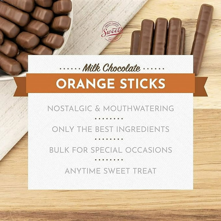 Sweets Milk Chocolate Orange Sticks 10.5oz
