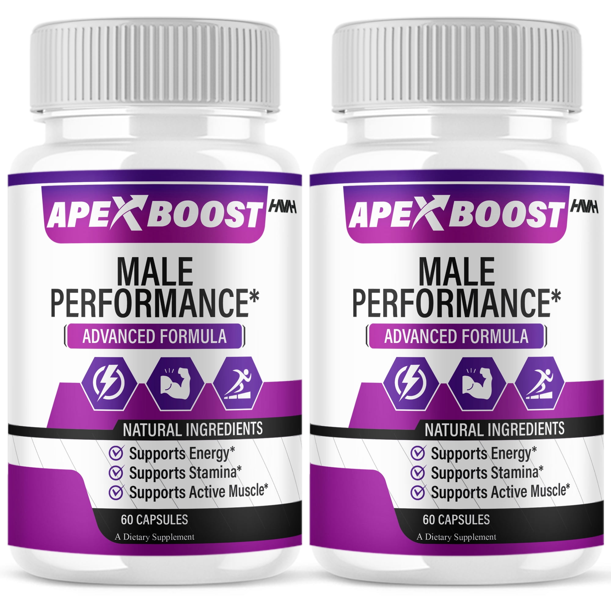 (2 Pack) Apex Boost Performance Support, ApexBoost Supplement (120 Capsules)