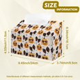 thumbnail image 7 of Bulopur Halloween Pumpkin Tissue Box Cover PU Leather Decorative Tissue Holder for Bathroom Counter Bedroom Office Desk Spooky Seasonal Decor, 7 of 7