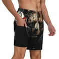 thumbnail image 2 of Fotbe Urban Bear With Headphones Traje de Baño para Hombre – Shorts de Natación de Secado Rápido con Forro y Bolsillos-Small, 2 of 6