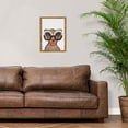 thumbnail image 3 of WFSposter Kate and Laurel Sylvie Cheetah Canvas Wall Art,Kendra Dandy of Bouffants and Broken Hearts, 18x24 Black, Modern Animal Art Decor for Wall, 3 of 5