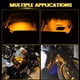 thumbnail image 2 of Tira de luces LED EverBright de color ámbar/amarillo para coches 5050 SMD, 2 of 6