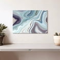 thumbnail image 2 of Elephant Stock White Gray Marble Abstract Wall Art - Horizontal Canvas Wall Art - Living Room Wall Decor - Abstract Canvas - Blue And Purple Decor - 12" x 8", 2 of 8