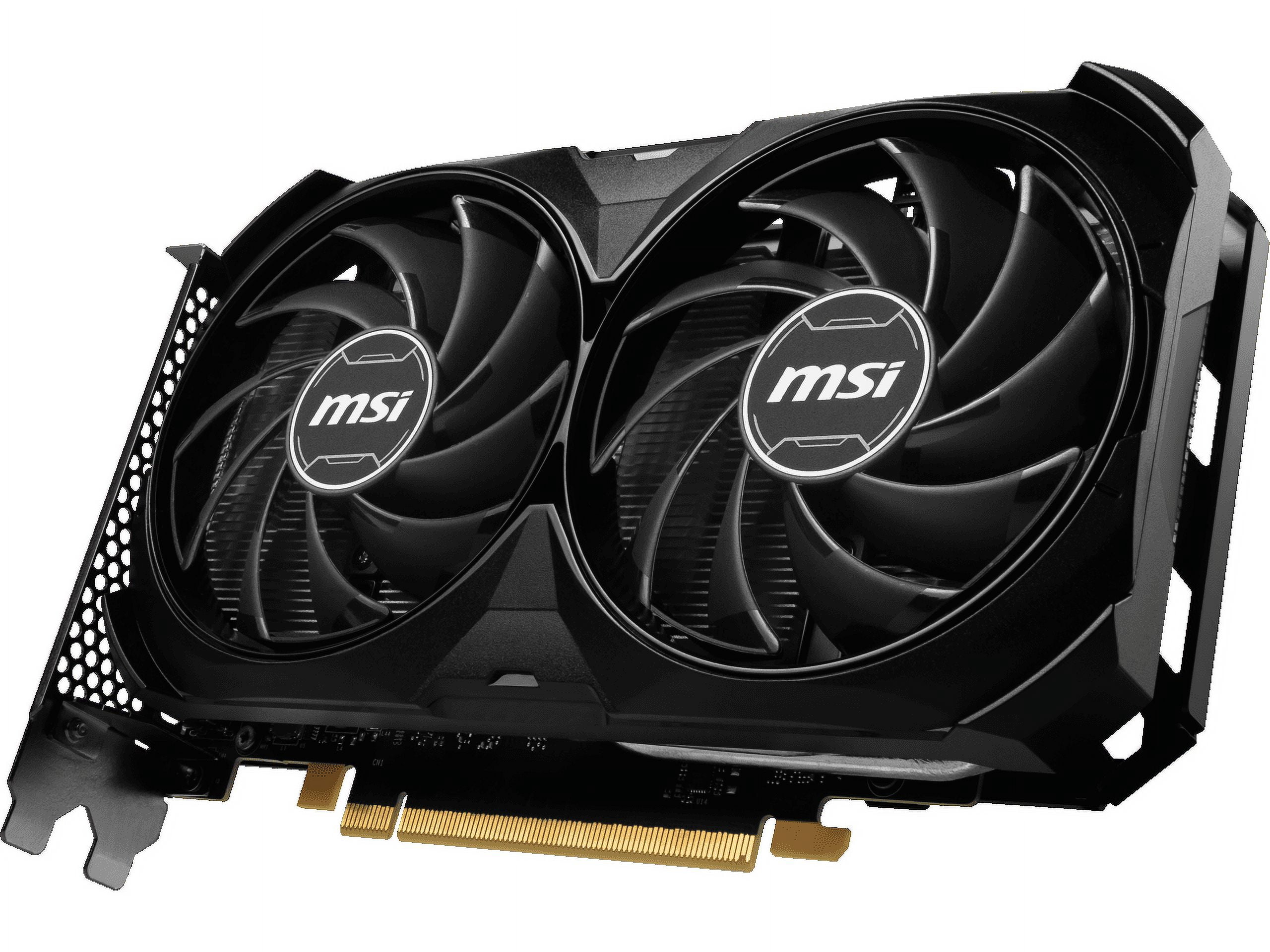 MSI Ventus GeForce RTX 4060 Ti Gaming Graphics GPU, 16GB GDDR6