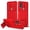 Red, variant on Daxi Moto G Pure 2021 Case with Built-in Sliding Lens Guard Ring Stand Cover - Darkgreen