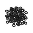 thumbnail image 4 of 100 piezas de anillos tóricos de silicona, anillos de silicona para localización, decoración artesanal, cuentas espaciadoras hechas a mano, tapones de Negro, 4 of 8
