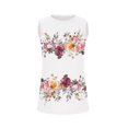 thumbnail image 4 of Snorda Débardeurs pour Femmes Grande Taille Mode Féminine Décontractée Été Imprimé Sans Manches Col Rond Haut Blouse Débardeur P-5TG, 4 of 5