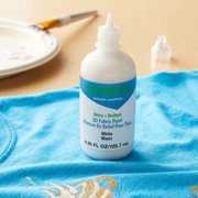 Scribbles Shiny White 3D Fabric Paint, 18 Pack