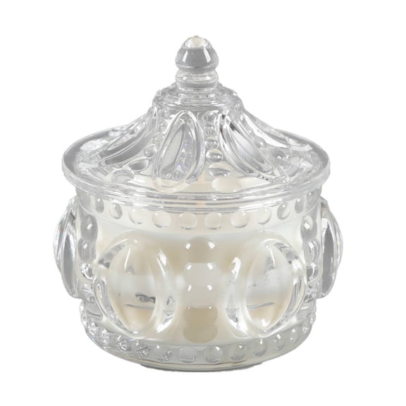 3.75" Glass Candle Vanilla Cloud 5 oz