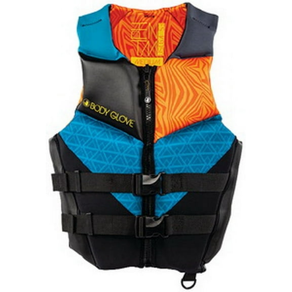 Body Glove 20224ORGBLU2XL Adult Phantom PFD, Men's 2XL., Orange/Blue