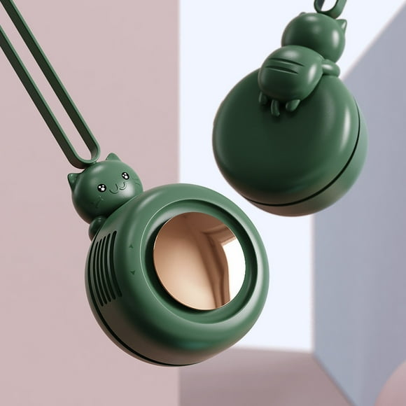 Mini ventilador sin hojas USB portátil de mano con cuello colgante pequeño Wmkox8yii jkg5825