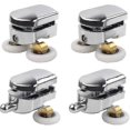 thumbnail image 1 of Roller - 4 Double Casters - Replacement Wheels Shower Door For Sliding Shower Doors, 1 of 2
