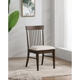 thumbnail image 2 of Everton Wood Dining Side Chair Dark Walnut (Set of 2), 2 of 13