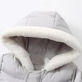 thumbnail image 4 of Mercatoo Baby Snowsuit Fall Rompe1 Fleece Long Sleeve Footed Winter Puffer Suit Cartoo1 Cute Gloves Warm Newborn 2 Piece Outfit, 4 of 8