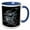 Blue/White, variant on 3drose, Chinese Fire Dragon in Classic Blue and Grey, 11oz Mug