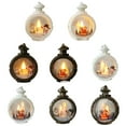 thumbnail image 6 of Round Christmas LED Lights Decoration Snowball Lantern Christmas Tree Pendants - Snowman, 6 of 6