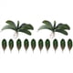 thumbnail image 1 of Hojas de OrquíDeas Phalaenopsis Plantas de Contacto de LáTex de RaíCes Artificiales de Aspecto Real Arreglo de Hojas de Imitación, 12 Piezas, 1 of 6