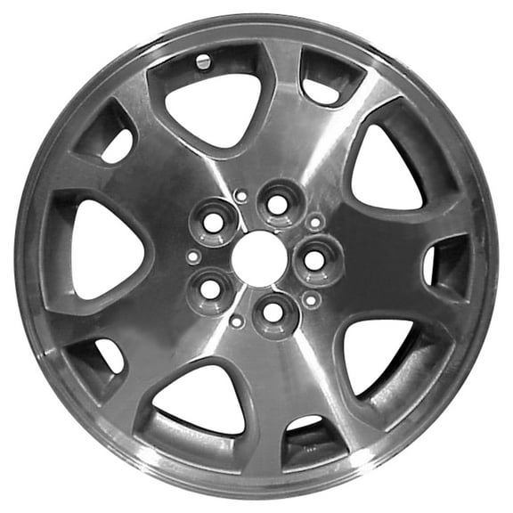 Pre-Owned Original Equipment Machined and Painted Silver Aluminum Wheel 15 x 6 fits 2003-2005 Dodge Neon (Good)