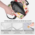thumbnail image 5 of DouZhe Lunch Bags for Women and Men, Colorful Banana Strawberry Fruit Slice Prints Reusable Portable Insulated Cooler Waterproof Lunch Tote Bag for Travel Work Picnic, 5 of 7