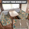 thumbnail image 2 of Qpednta Ethnic Paisley Pattern RV Dinette Cushion Covers 2-Piece Set Anti-Slip Washable Camper Seat Covers Sofa Chair Furniture Protectors for RV Camper Car Bench Seats, 2 of 7