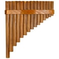 thumbnail image 2 of 15 Pipe G Key Pan Flute with Binding Rings Folk Wind Instrument for Enchanting Melodies Ready to Play for Beginners & Pros Left & Right Handed Musicians Maintenance Free Decorative Hanging Pieces, 2 of 8