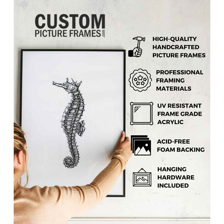 CustomPictureFrames Textured White 8x10 Backing Board - Uncut Photo Mat Board