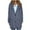 Blue, variant on ZVNAΖH Women's 2025 Spring Fall Long Blazer Jackets Long Sleeve Lapel Pockets Loose Fit Work Casual Blazers Outerwear