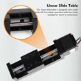 thumbnail image 3 of Mini Linear Guide Slide Actuator 28 Stepper Motor 50mm Stroke DIY CNC Router Parts XYZ Stage with T Screw Rod, 3 of 4