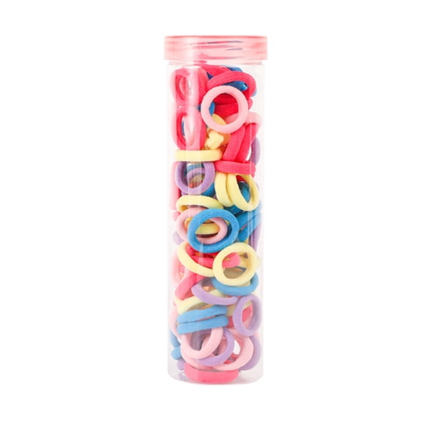 TIMIFIS Jewelry 100PCS Hair Rope Hair Rings Good Elasticity And Durability Without Hurting Hair Valentine'S Day Gift
