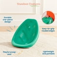 thumbnail image 4 of ECR4Kids Plastic Leaf Scoop Floor Rocker Seat, Classroom Furniture, Emerald, 6-Piece, 4 of 9